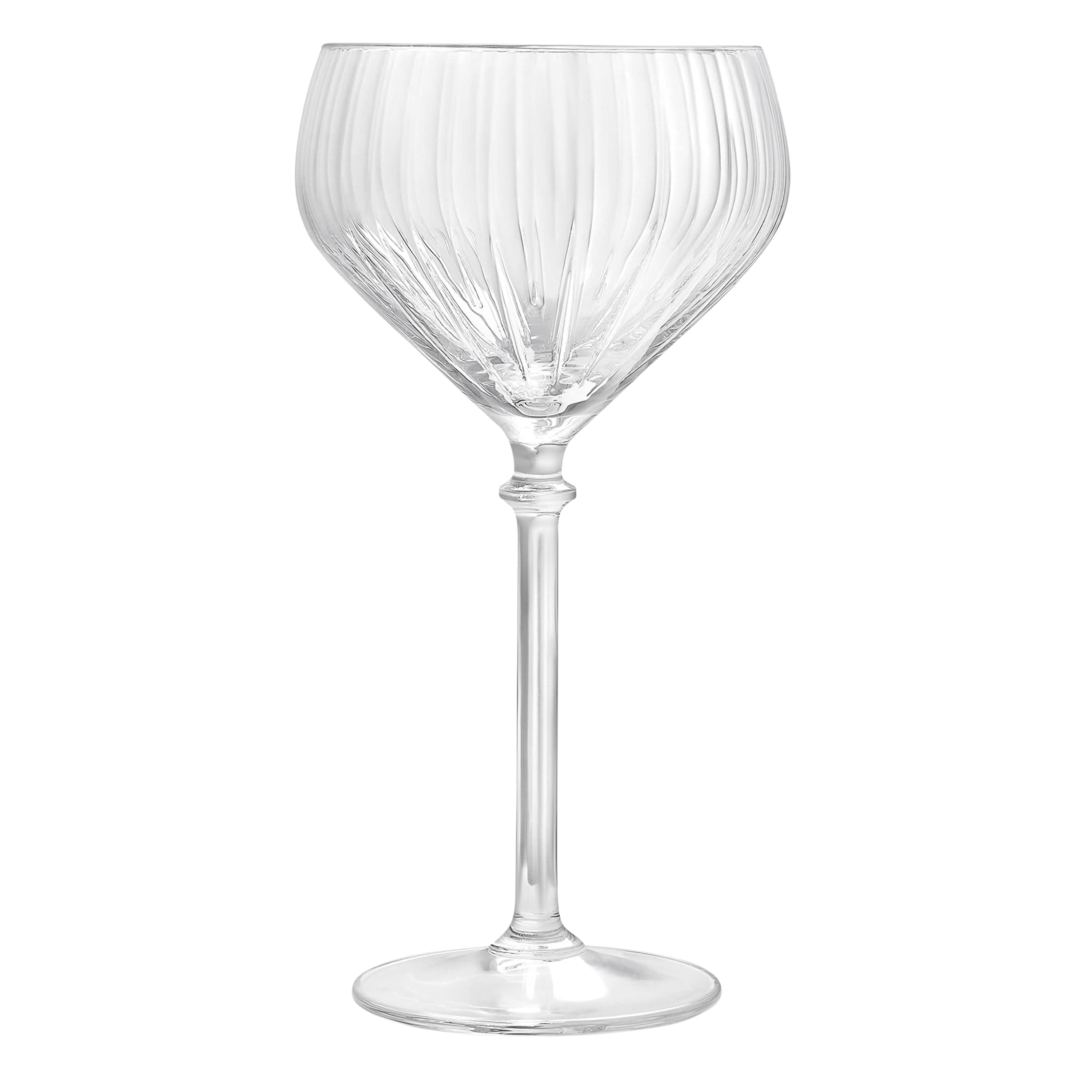 Bonheur Cocktails Clear Soda Lime Coupe Glass 3.7" x 7.2" / 10.75oz