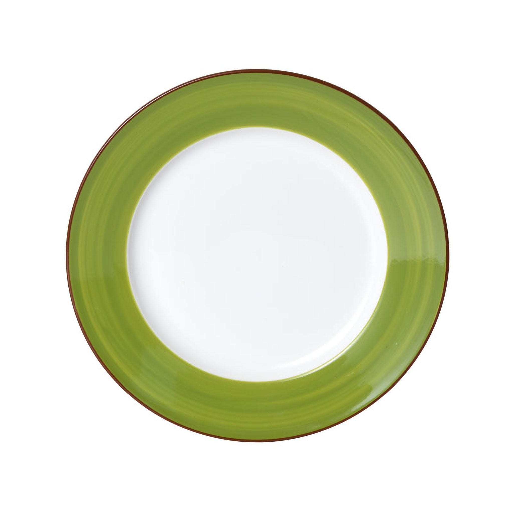 Bistro Sunday Brunch Porcelain Plate 9" Green #color_green