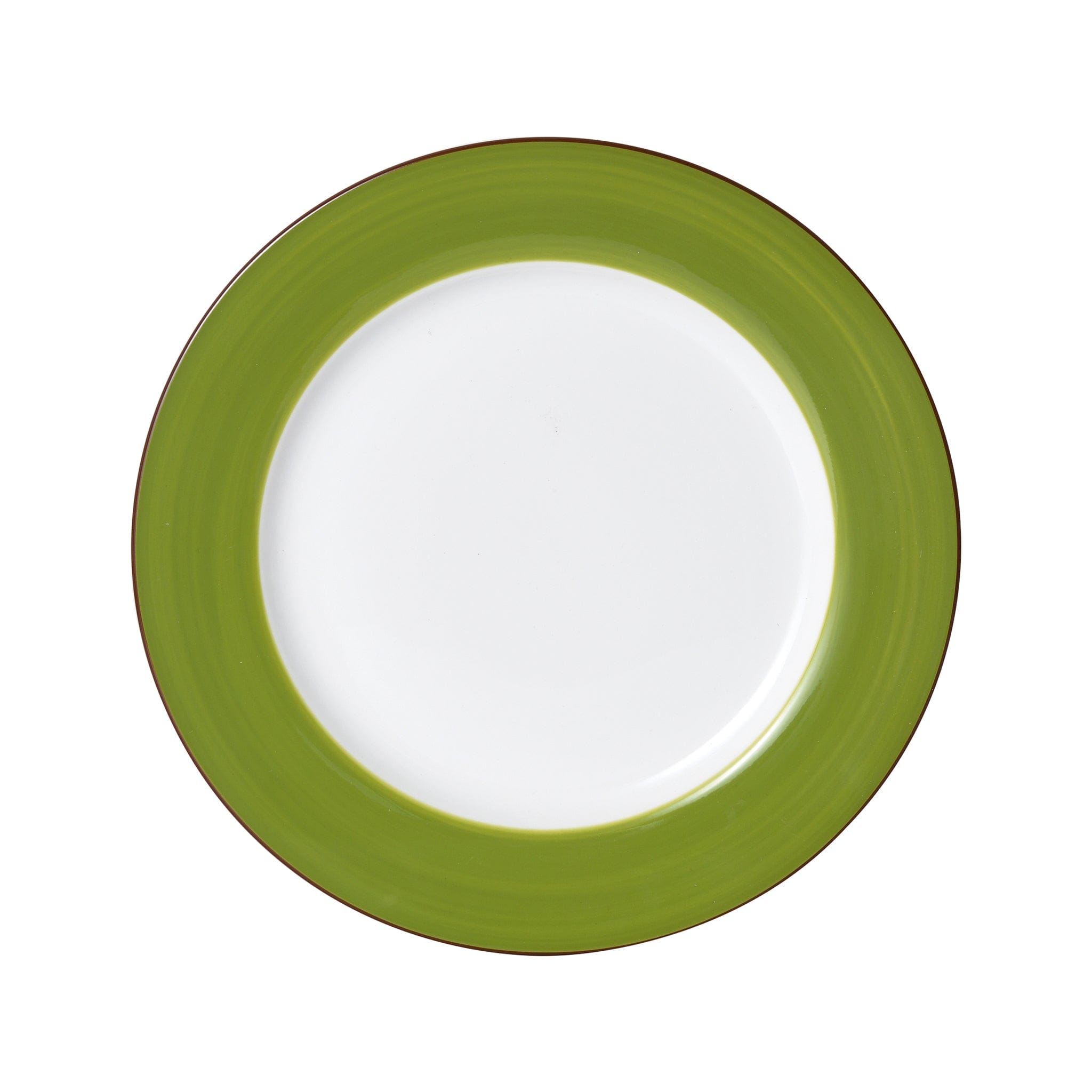Bistro Sunday Brunch Porcelain Plate 10" Green #color_green