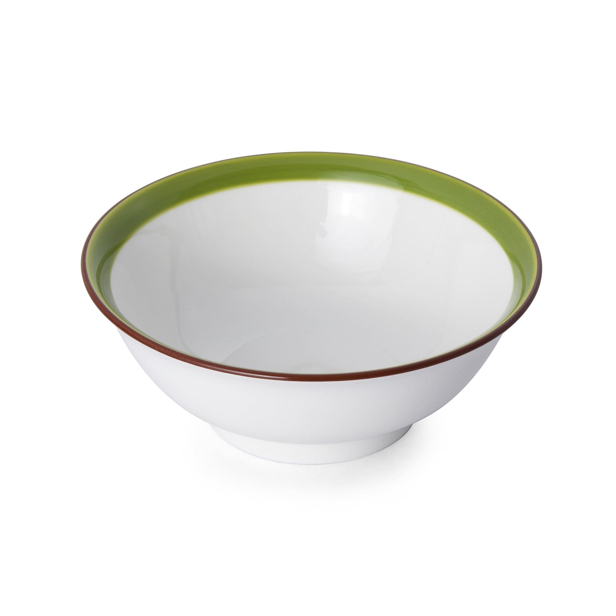Bistro Sunday Brunch Porcelain Bowl 7.3" / 30oz Green #color_green