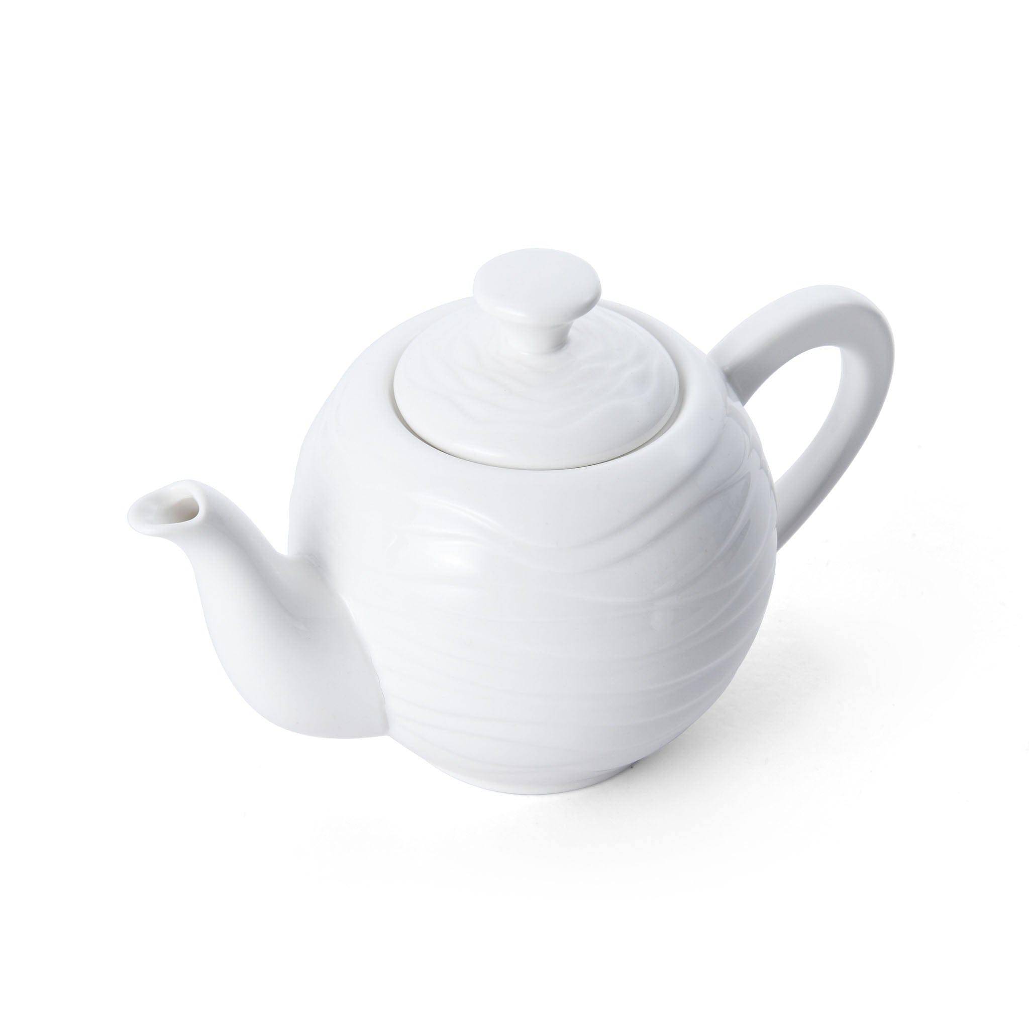 Camilla Porcelain Teapot with Lid 9" / 33oz Bright White