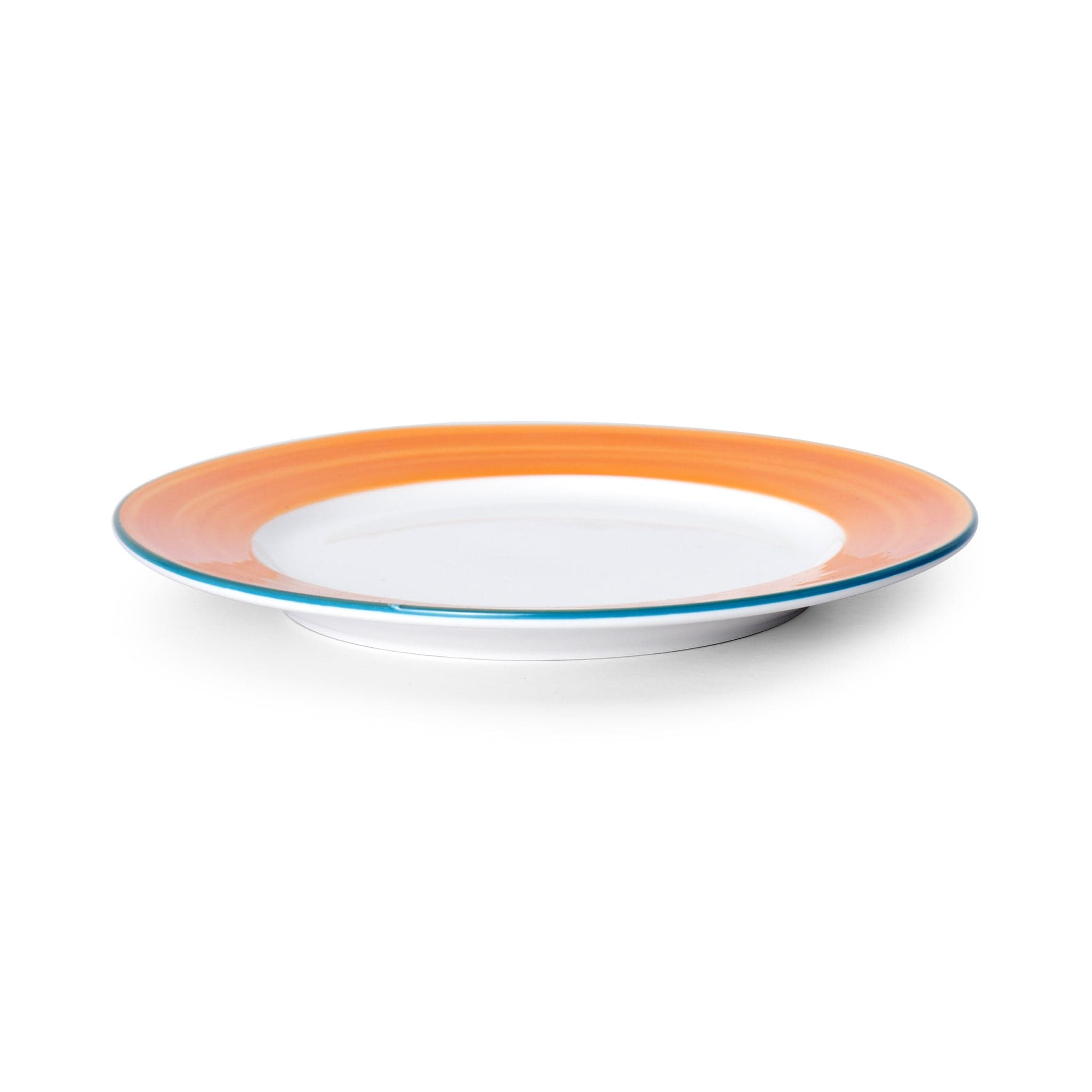 Bistro Sunday Brunch Porcelain Plate 8" Orange #color_orange