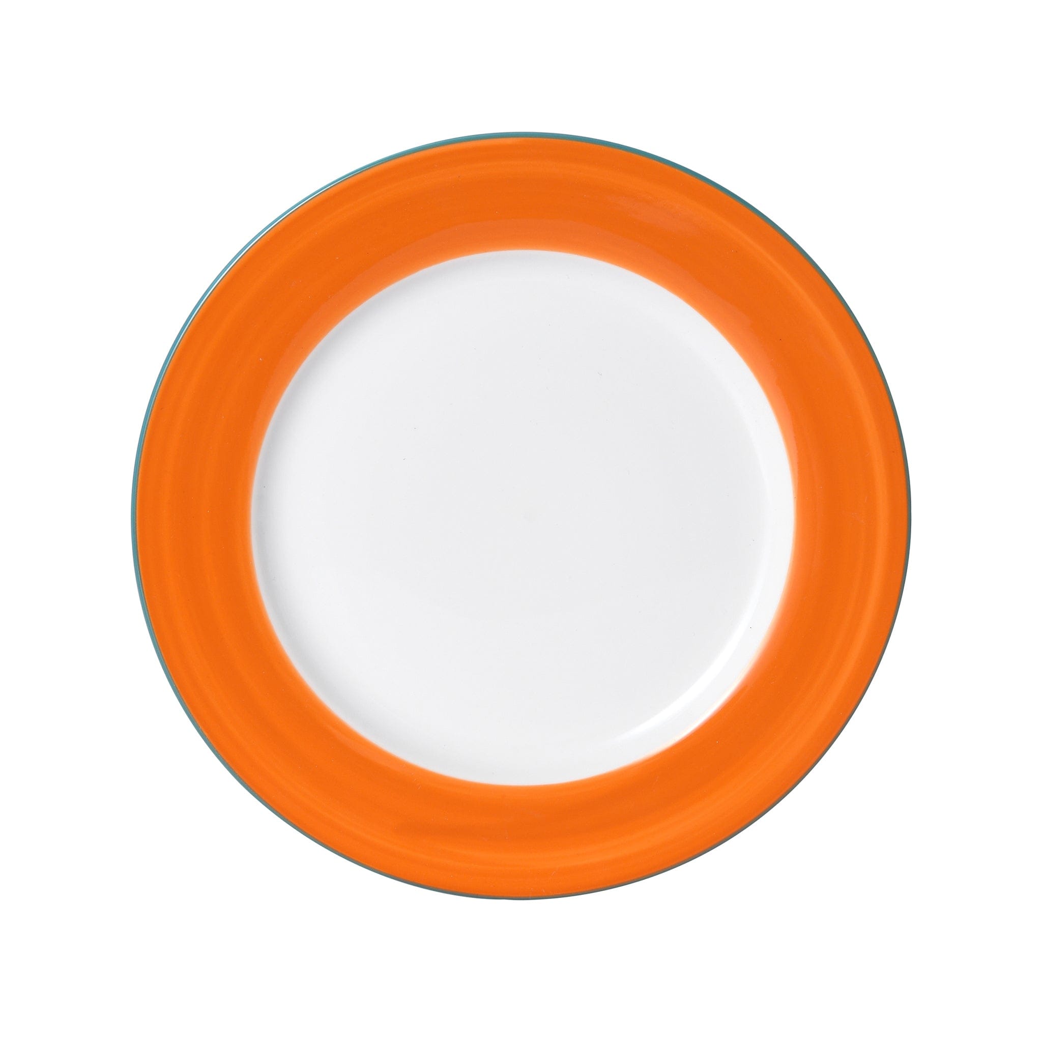 Bistro Sunday Brunch Porcelain Plate 10" Orange #color_orange
