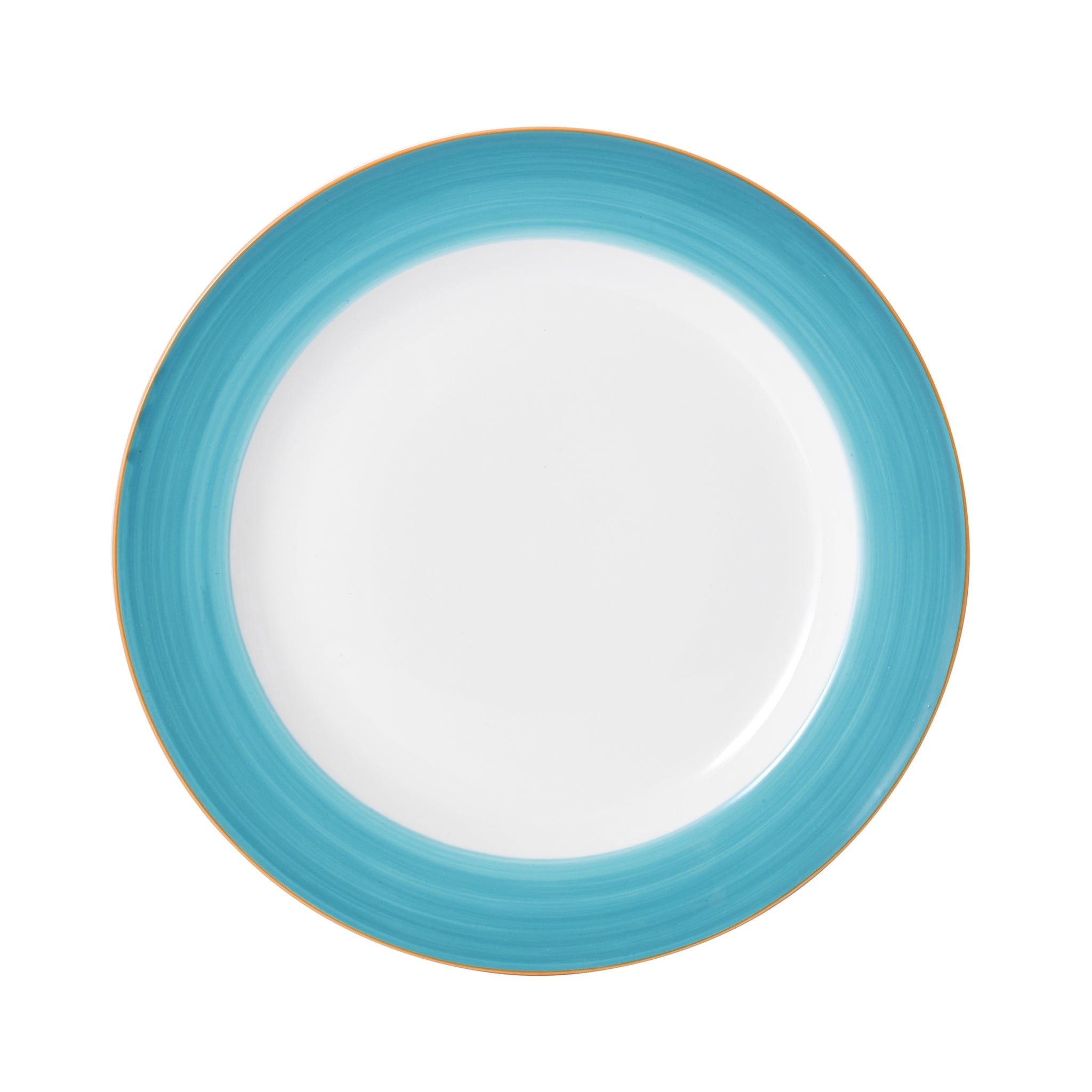 Bistro Sunday Brunch Porcelain Plate 12" Turquoise #color_turquoise
