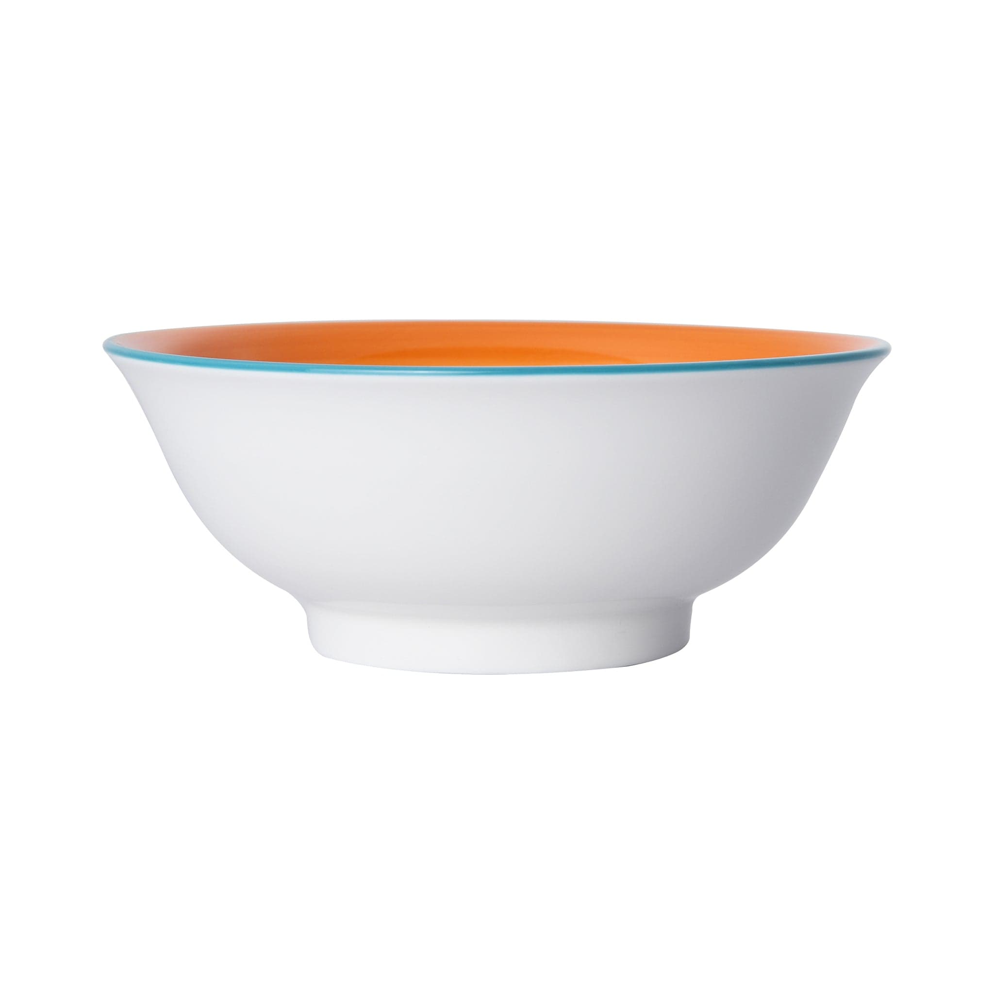 Bistro Sunday Brunch Porcelain Bowl 7.3" / 30oz Orange #color_orange