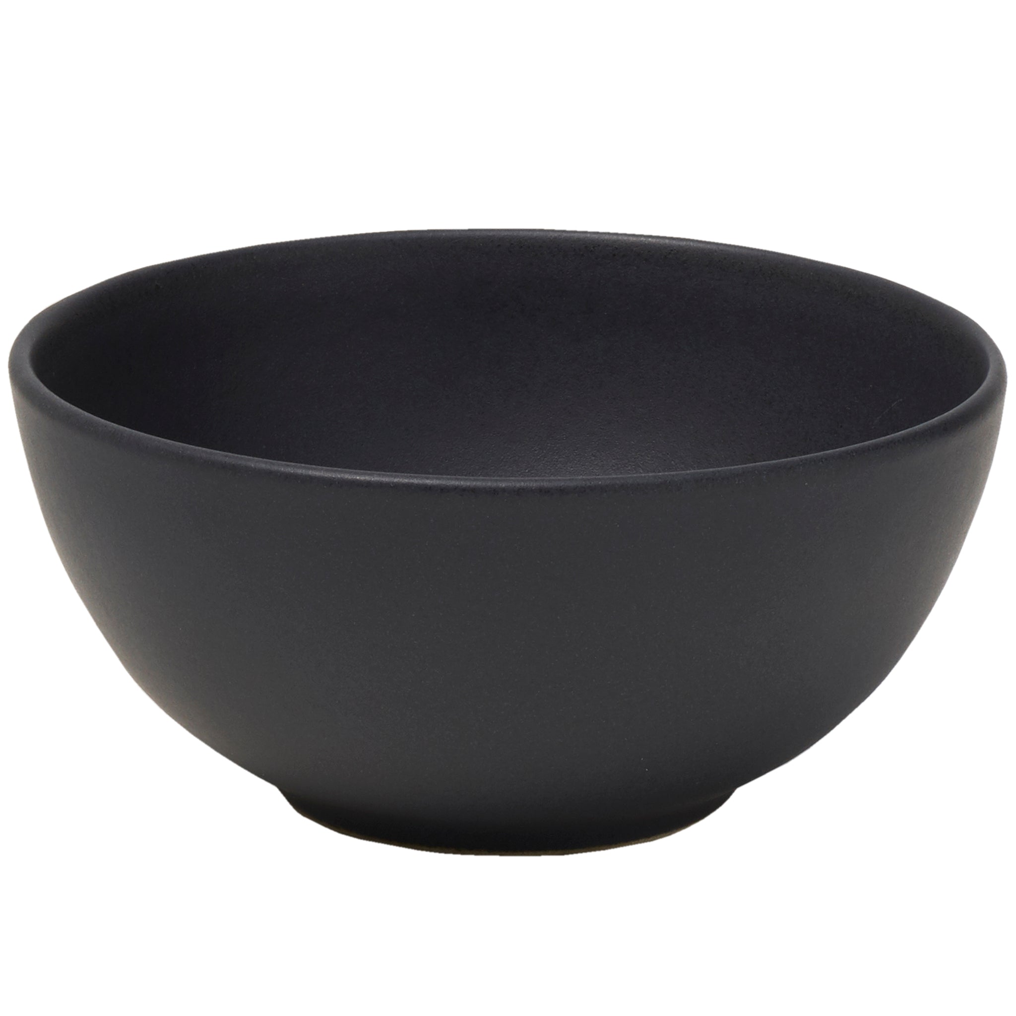Obsidian Black Stoneware Bowl 5.5" / 18oz Black