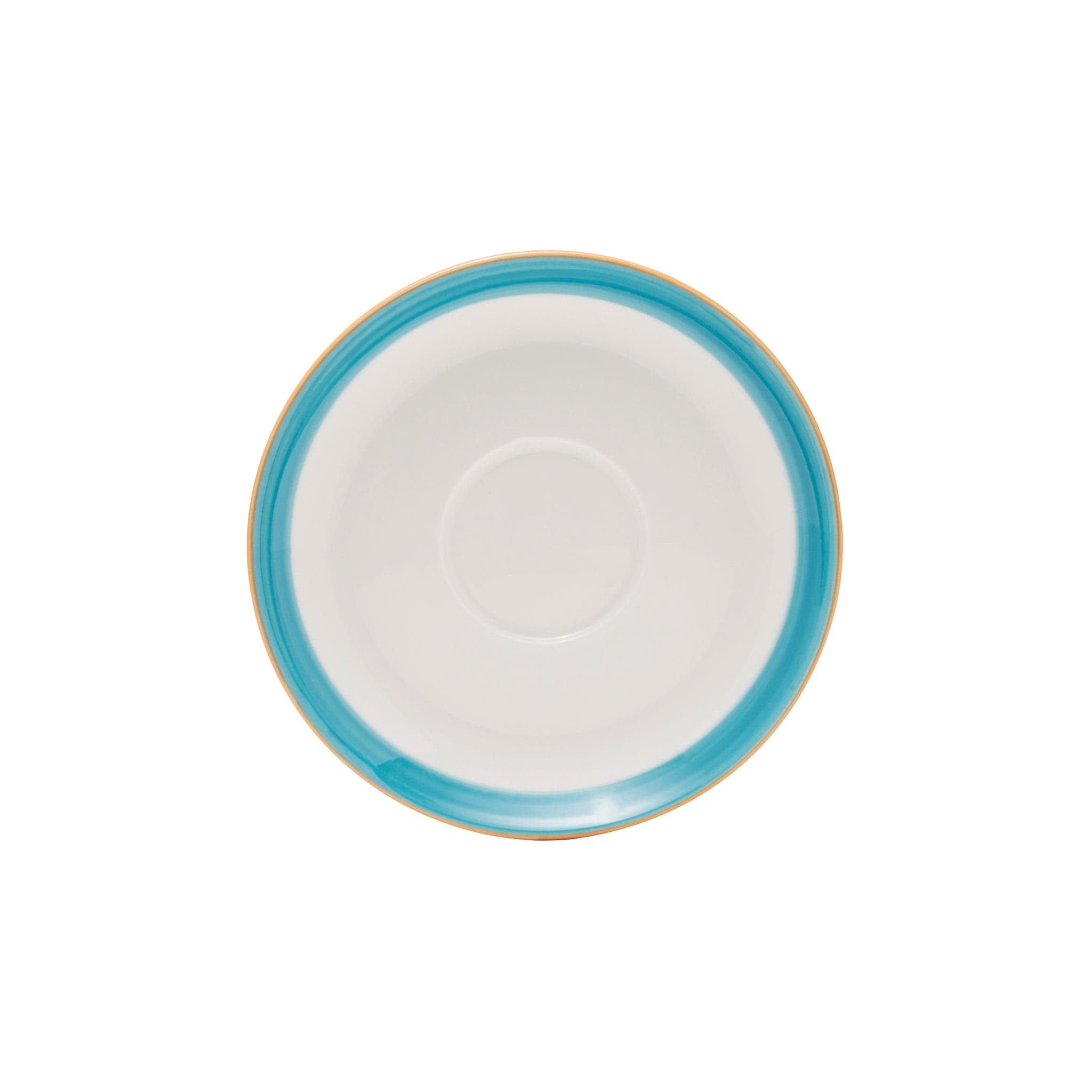 Bistro Sunday Brunch Porcelain Saucer 6" Turquoise #color_turquoise