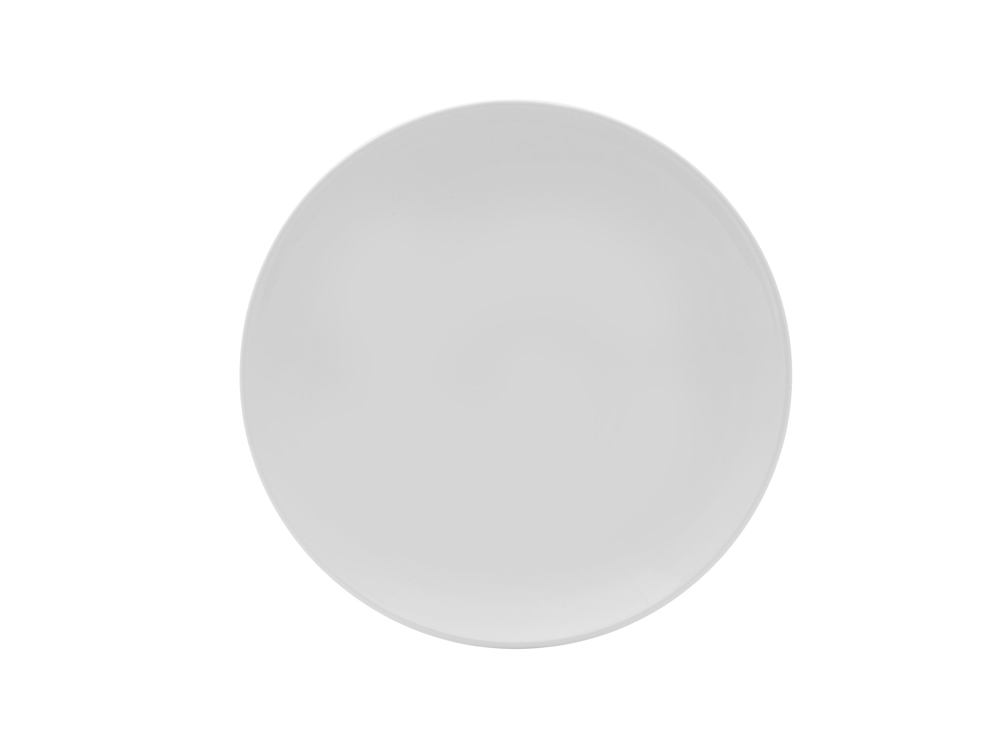 Galleria Porcelain Deep Coupe Plate 11" White