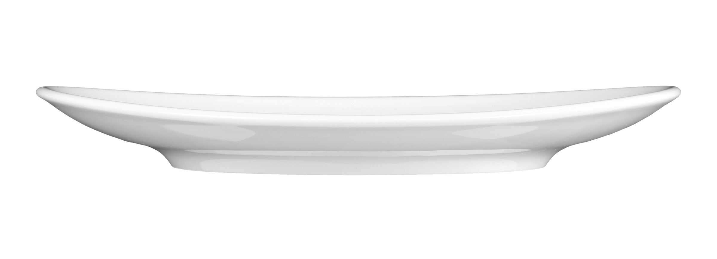 Meran White Porcelain Plate 8.3"