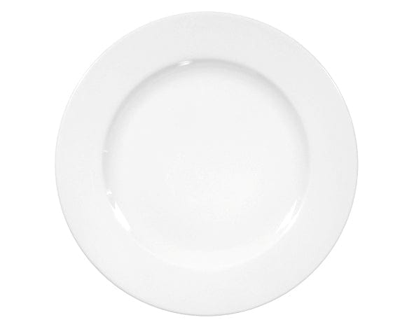Meran White Porcelain Plate 8"