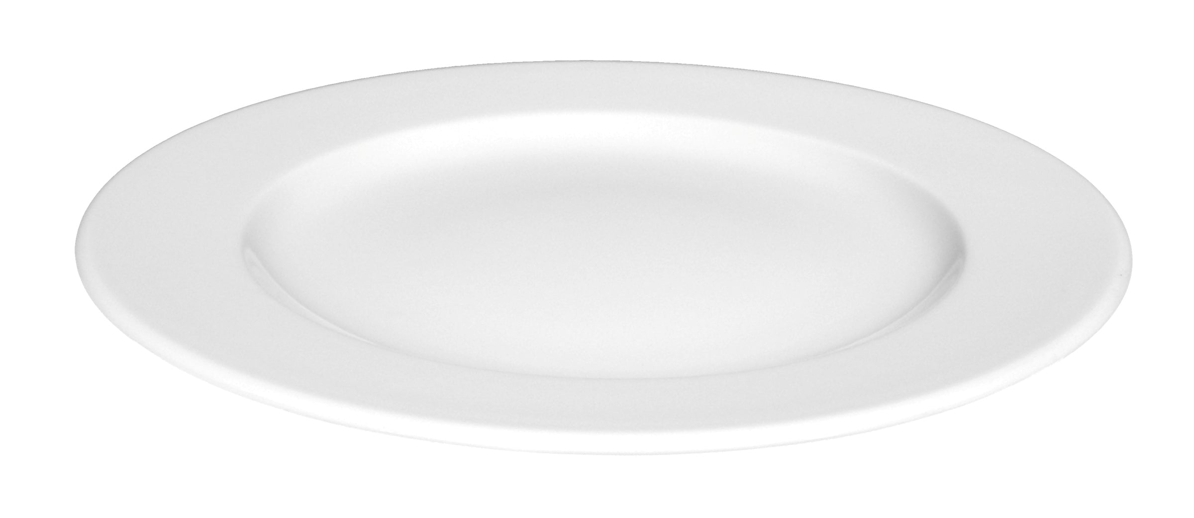 Meran White Porcelain Plate 11.1"