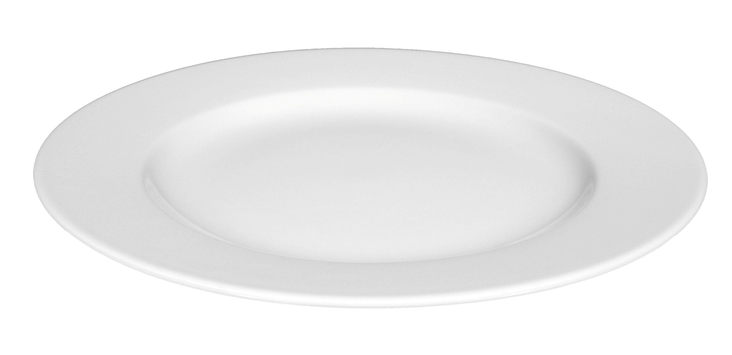 Meran White Porcelain Plate 11.9"