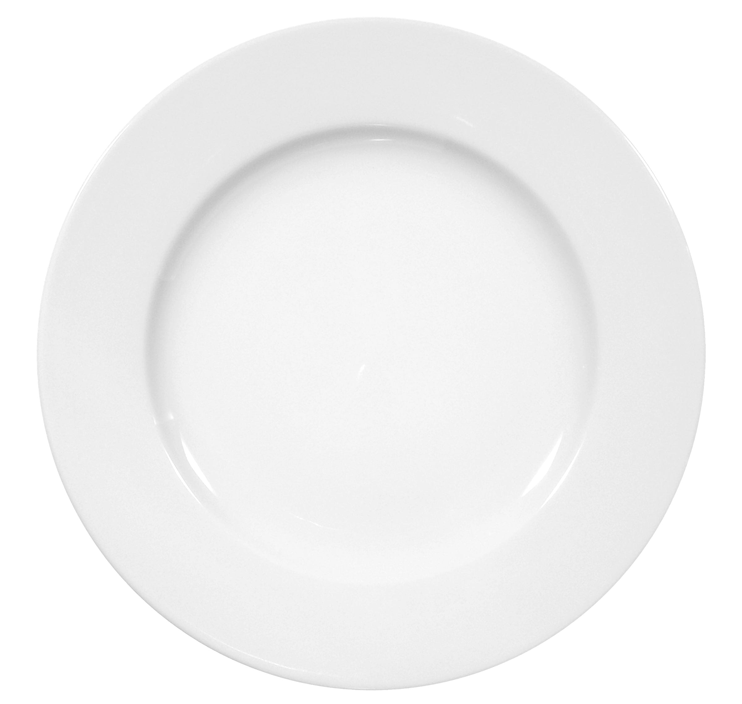 Meran White Porcelain Plate 11.9"
