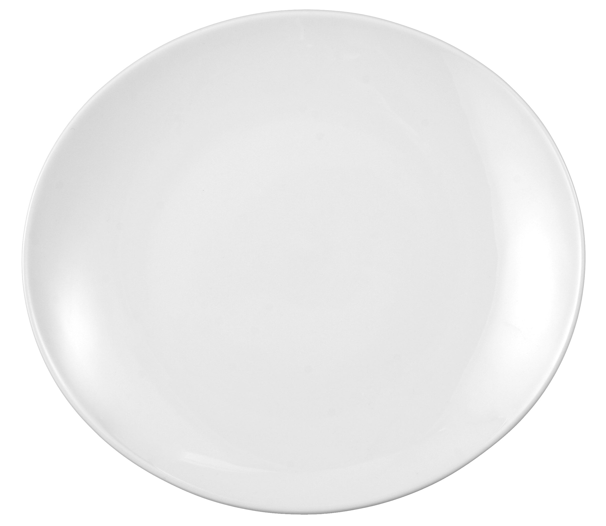 Meran White Porcelain Oval Platter  11.9" x 10.9"