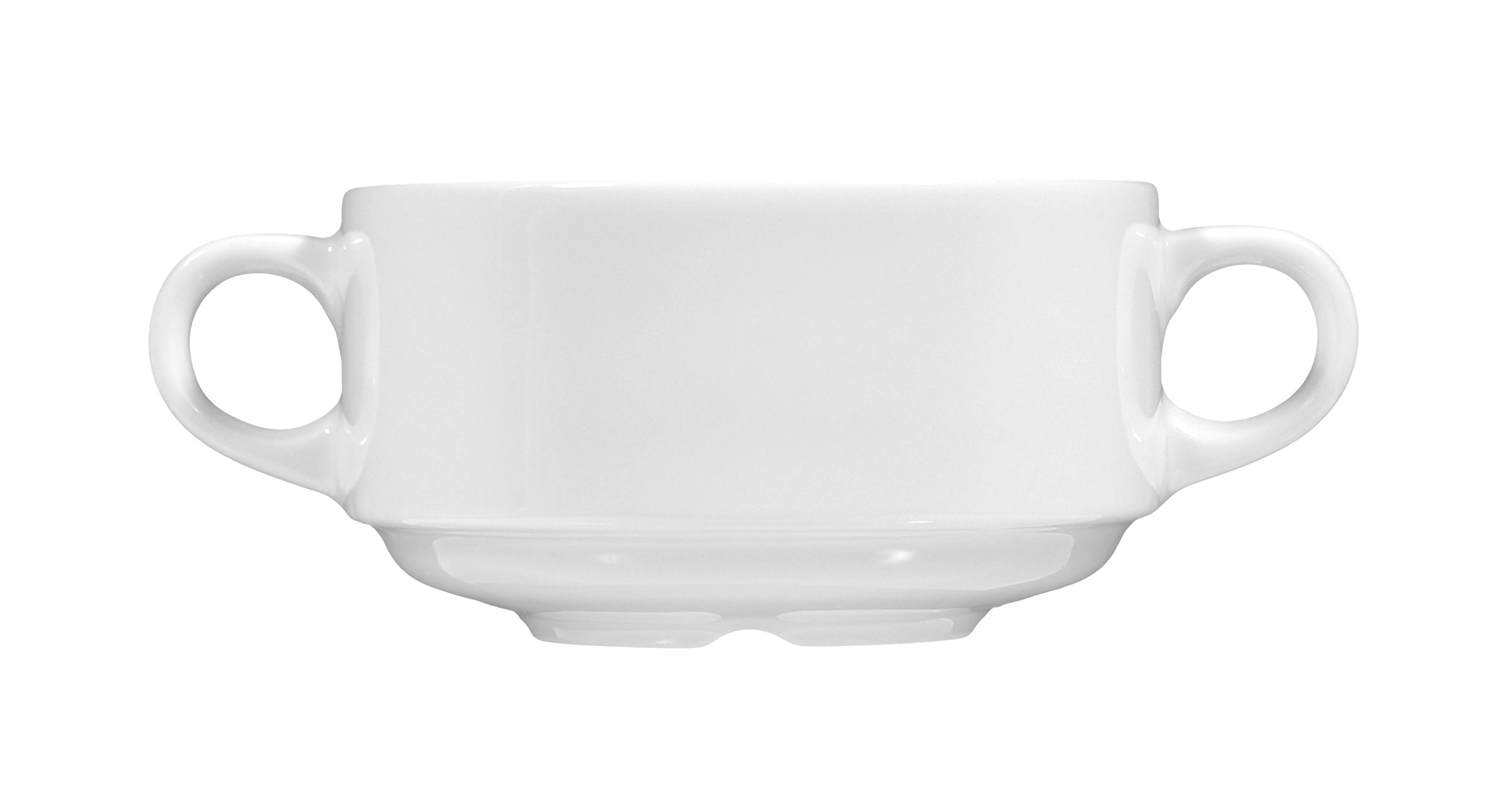 Meran White Porcelain Cream Soup Cup 3.9" / 9.4 oz