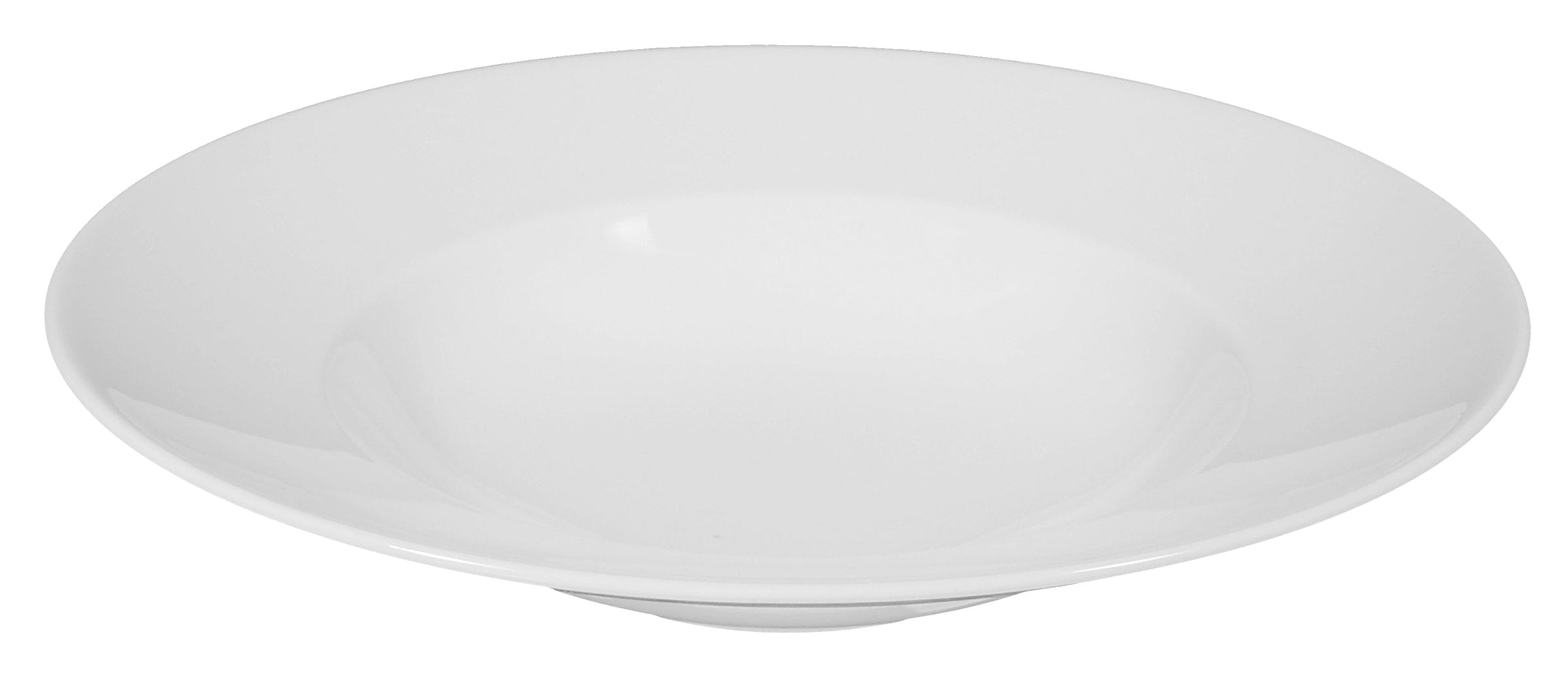 Meran White Porcelain Deep Plate 11.8"
