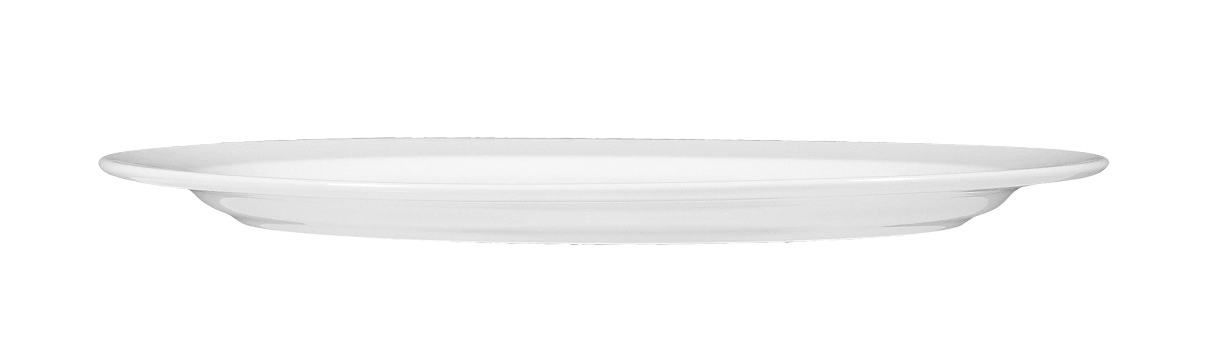 Meran White Porcelain Oval Platter  12.2" x 9.2"