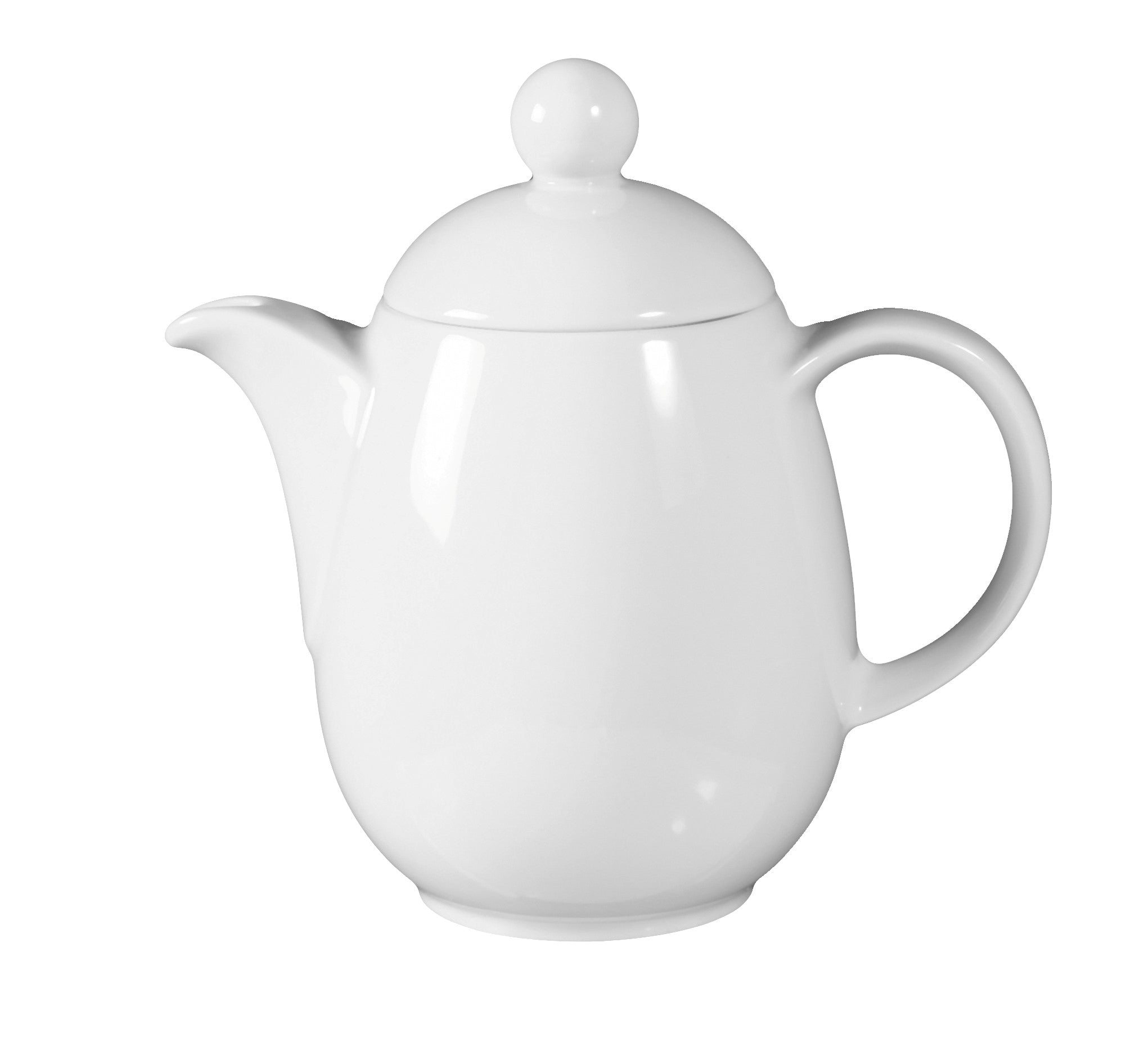 Meran White Porcelain Coffee Pot 3.4" / 12 oz