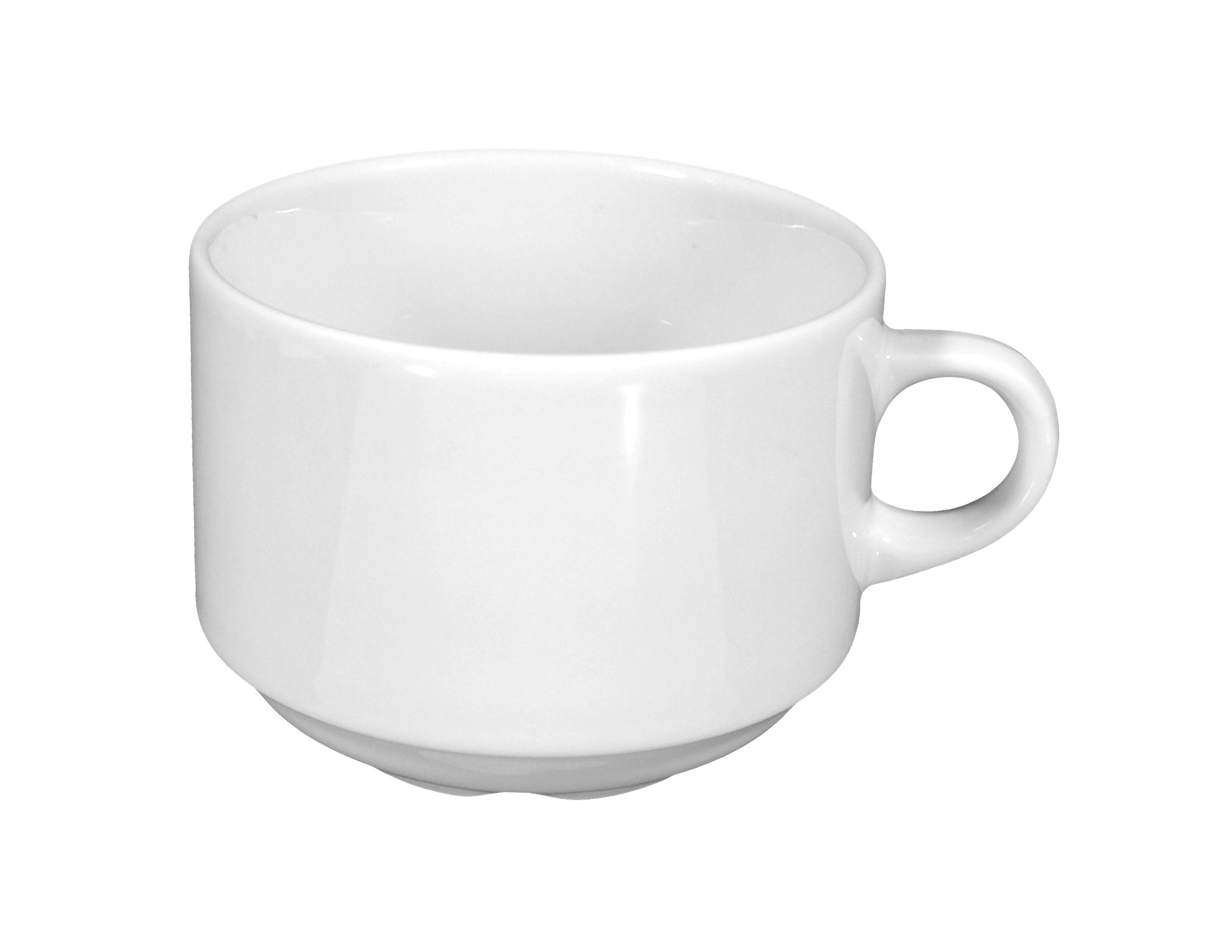 Meran White Porcelain Cup 3.4" / 8.4 oz
