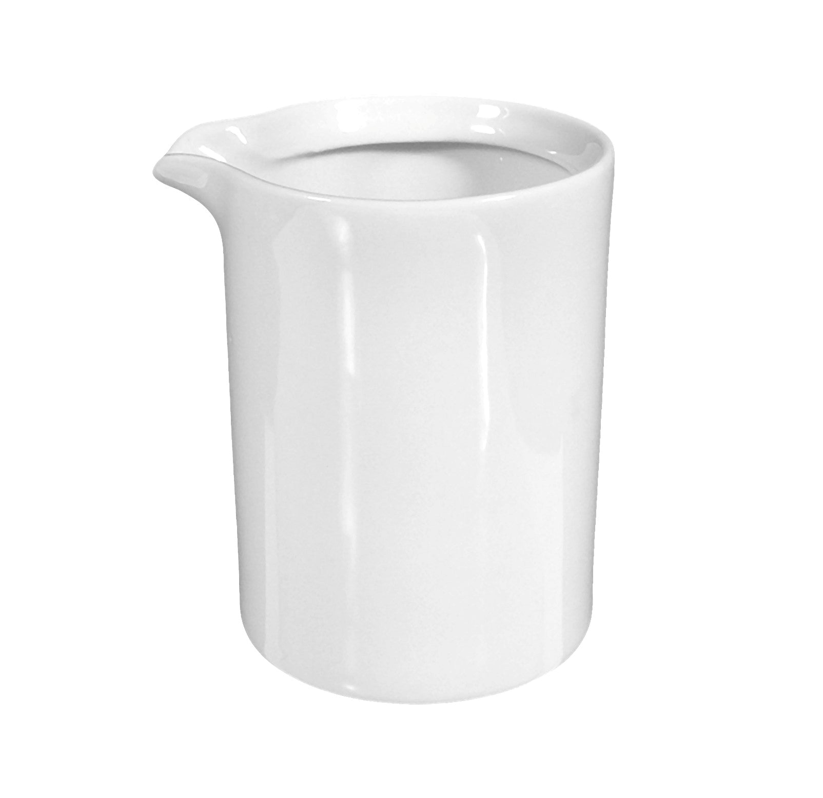 Buffet Gourmet White Porcelain Creamer 2.2" / 4.7 oz