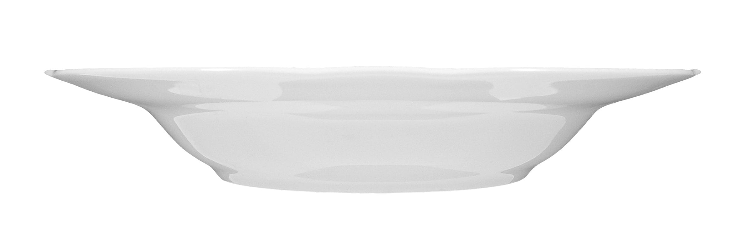 Salzburg White Porcelain Deep Plate 8.9"