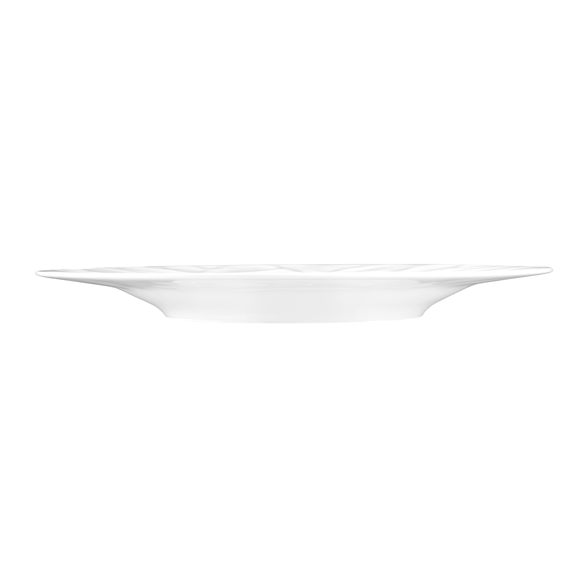 Venice White Porcelain Plate 11.3"
