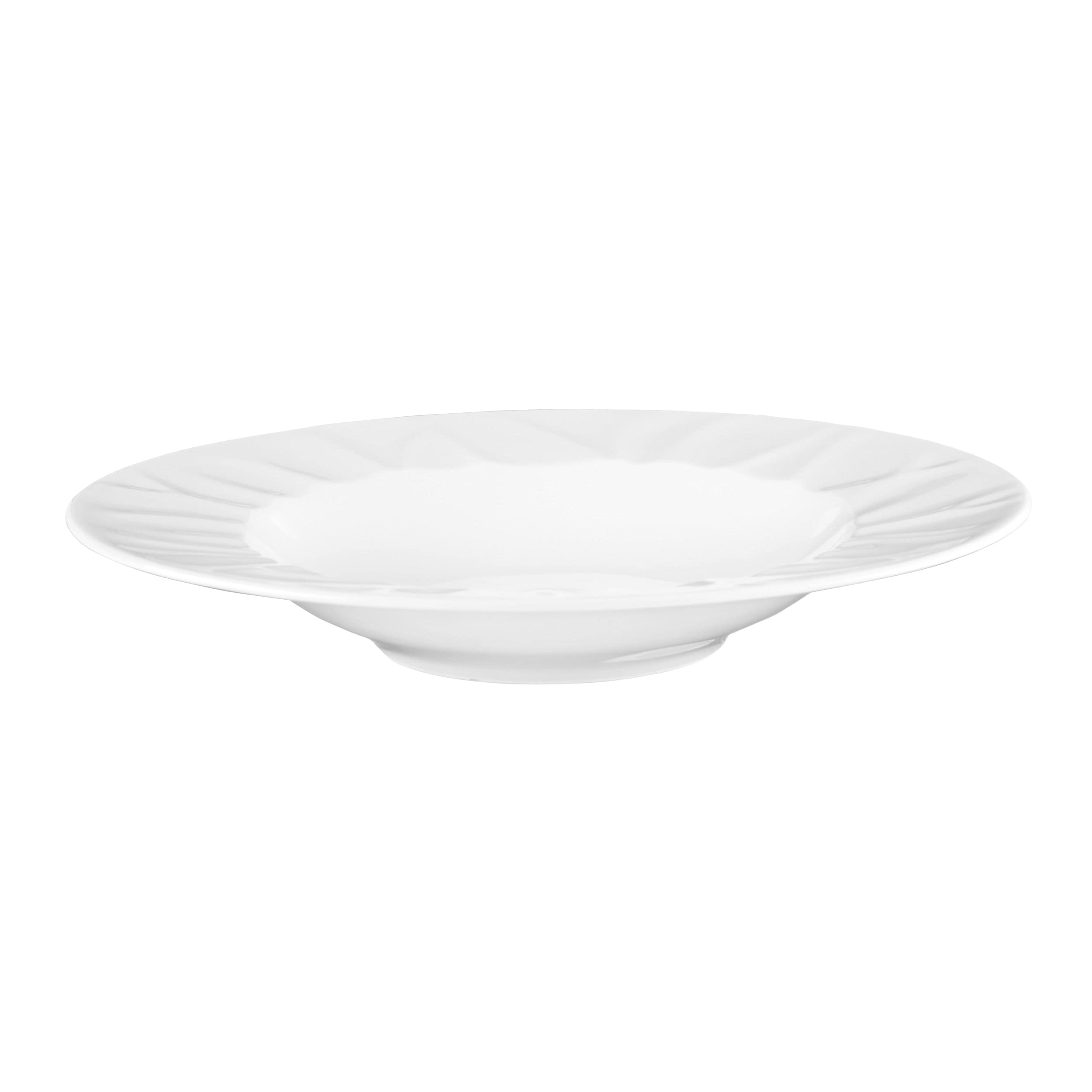 Venice White Porcelain Deep Plate 9.3" / 11.15 oz
