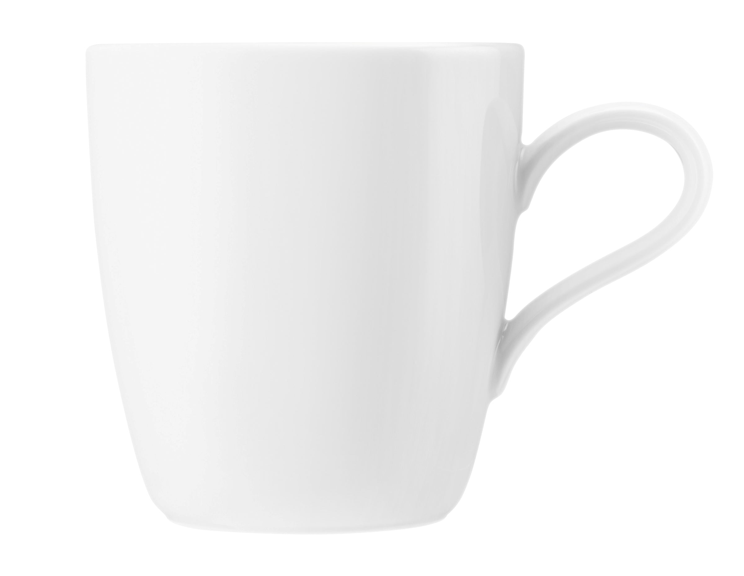 Coup Fine Dining White Porcelain Mug 4.6" / 9.5 oz