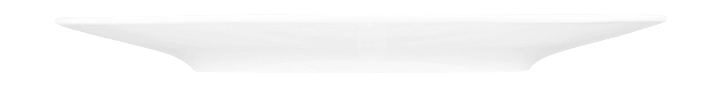 Nori White Porcelain Coupe Plate 11"