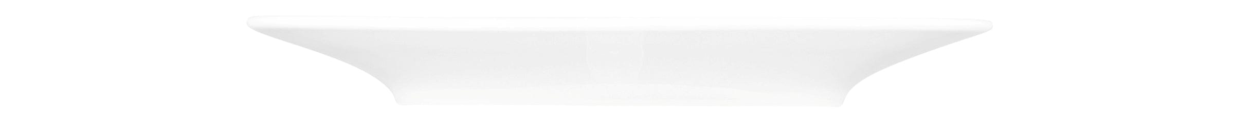 Nori White Porcelain Coupe Plate 6.5"