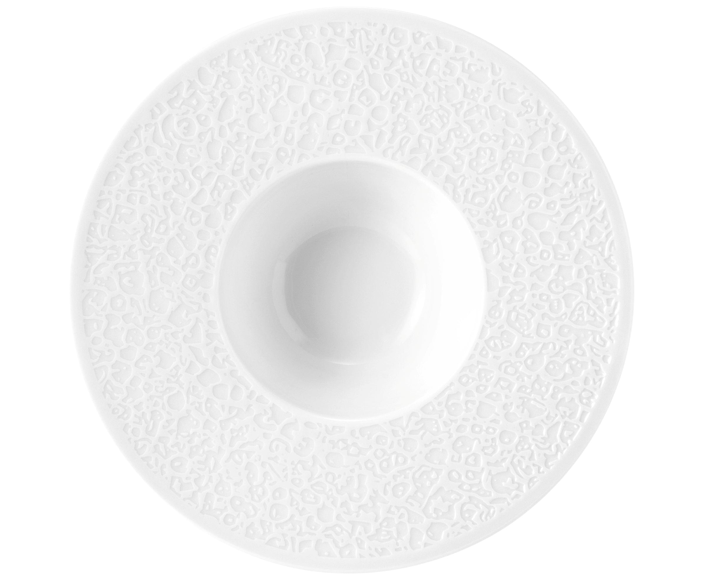 Nori White Porcelain Deep Plate 10.3" / 40.6 oz