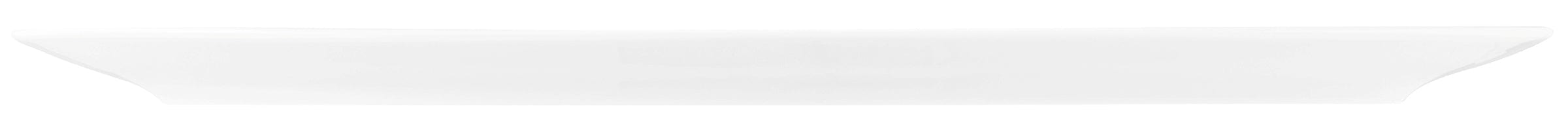 Nori White Porcelain Oval Platter  17.4" x 5.7"