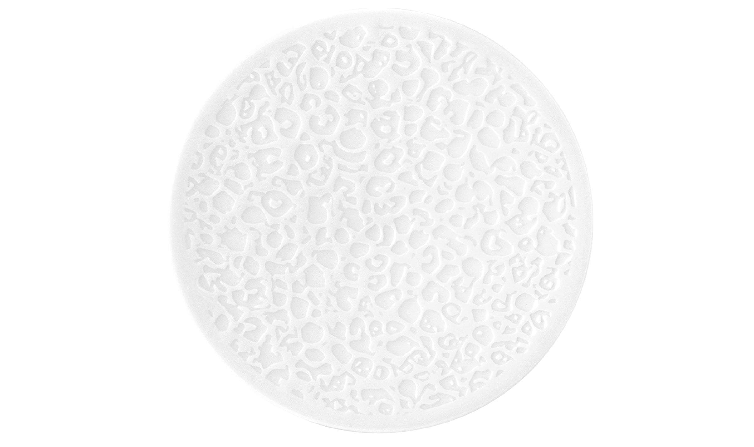 Nori White Porcelain Plate Pedestal 6.1"