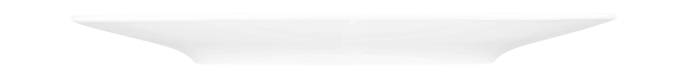 Nori White Porcelain Coupe Plate 8.5"