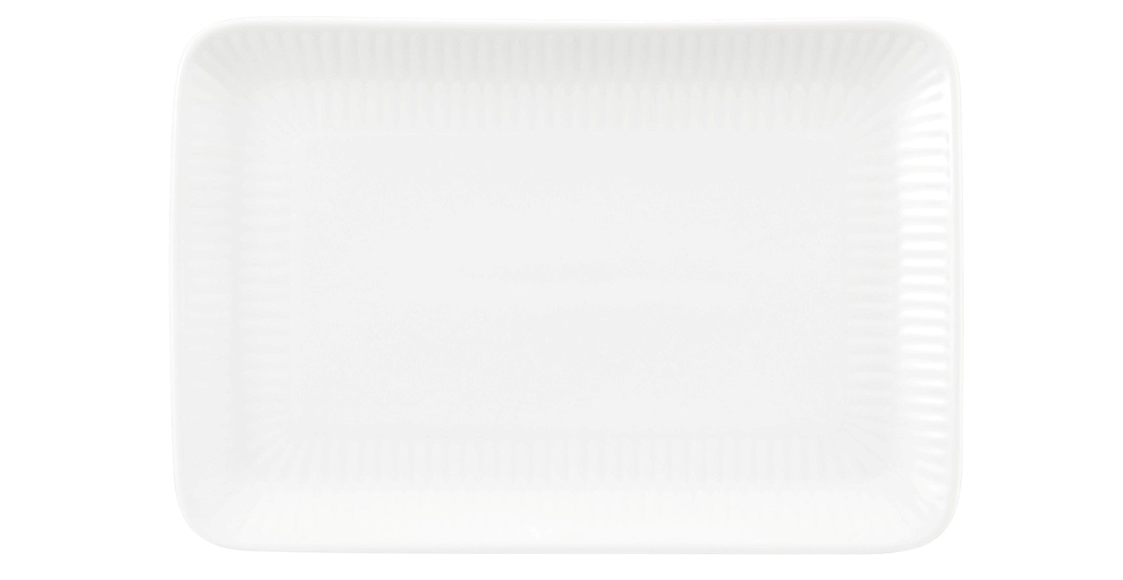 Amina White Porcelain Oval Platter 7.3" x 4.9"