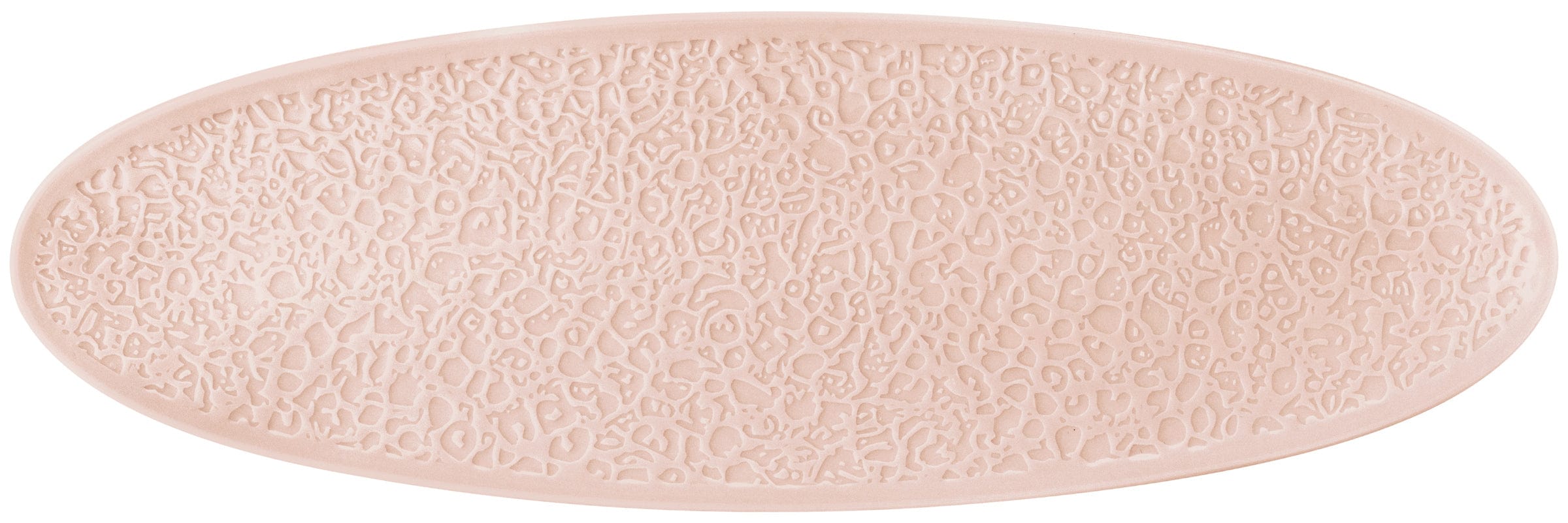 Nori Pink Porcelain Oval Platter  17.4" x 5.7"