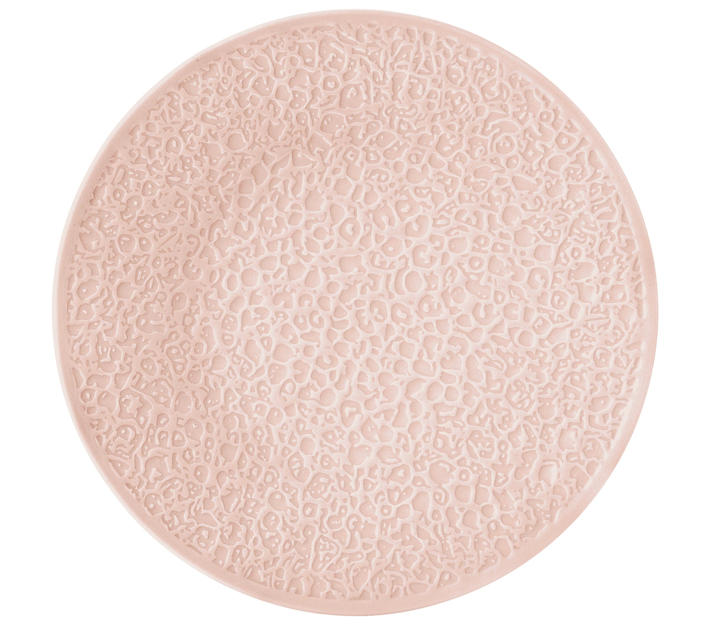Nori Pink Porcelain Coupe Plate 11"