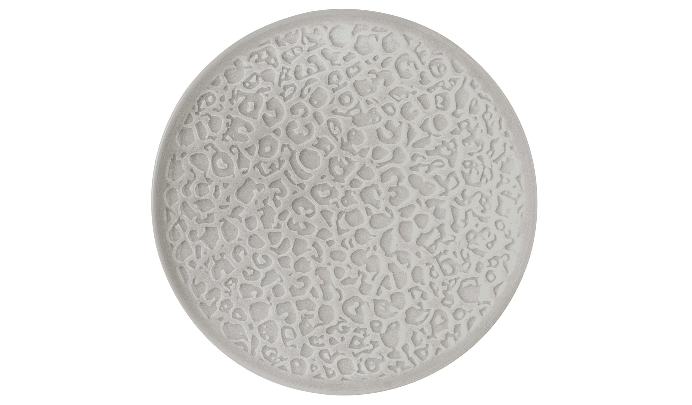 Nori Grey Porcelain Coupe Plate 6.5"
