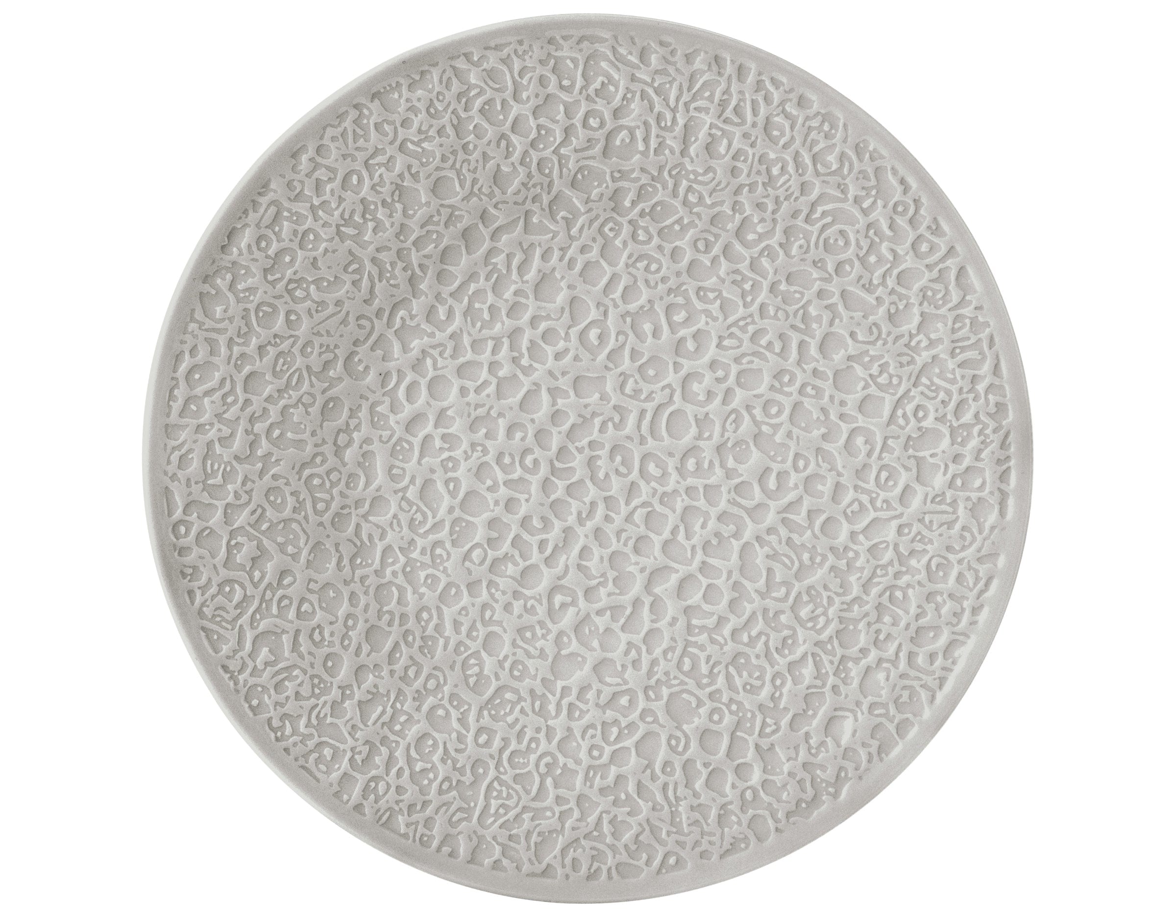 Nori Grey Porcelain Coupe Plate 8.5"