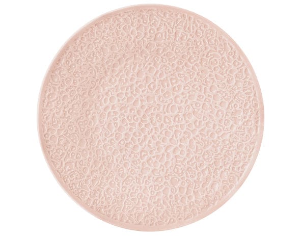 Nori Pink Porcelain Coupe Plate 12"