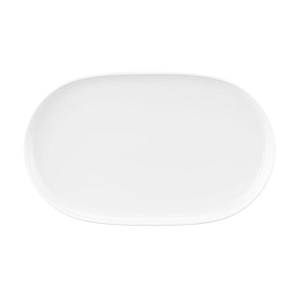 Sento White Porcelain Oval Platter 13.2" x 8.1"