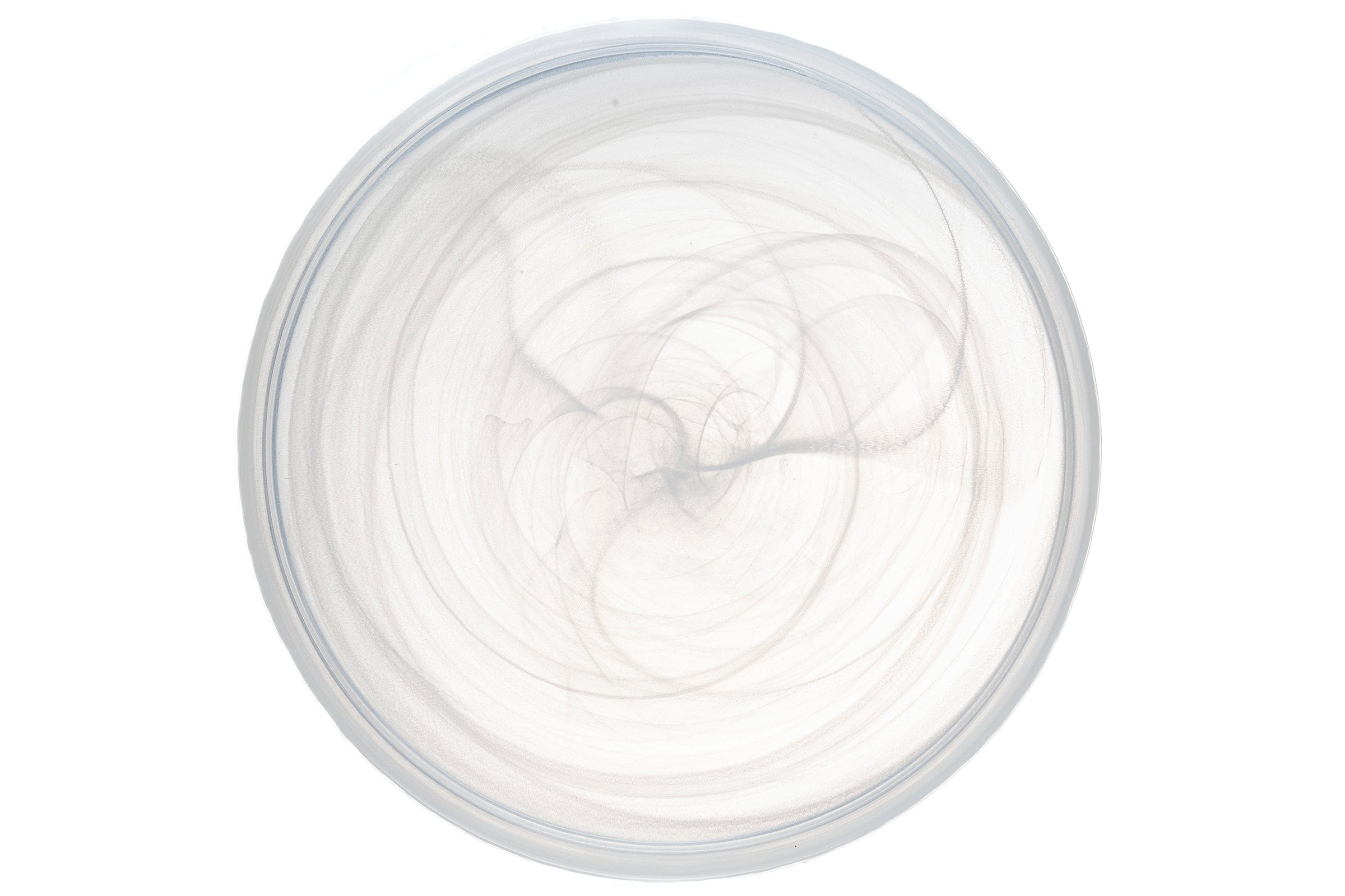 Asos New White Glass Plate 13"