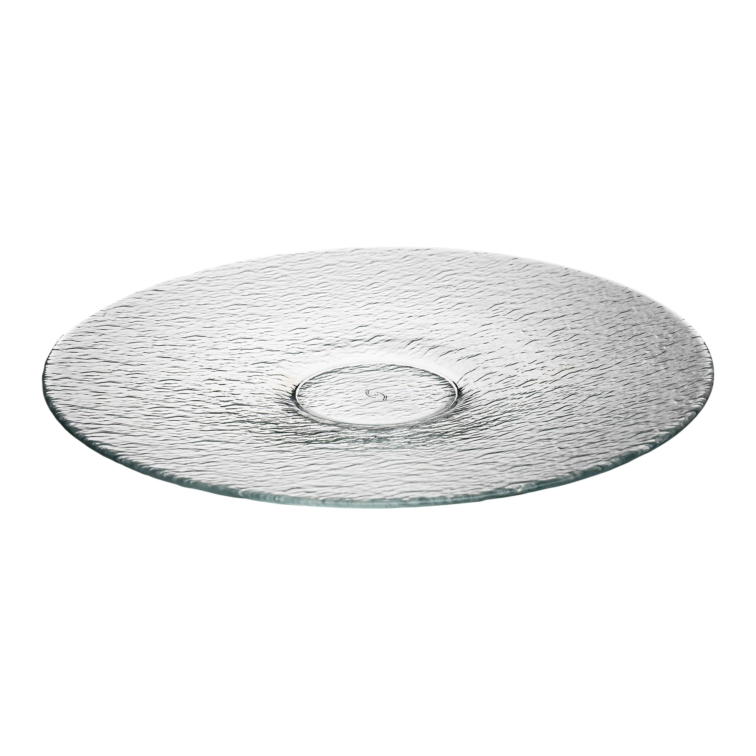 Estonia Clear Glass Plate 10.5"