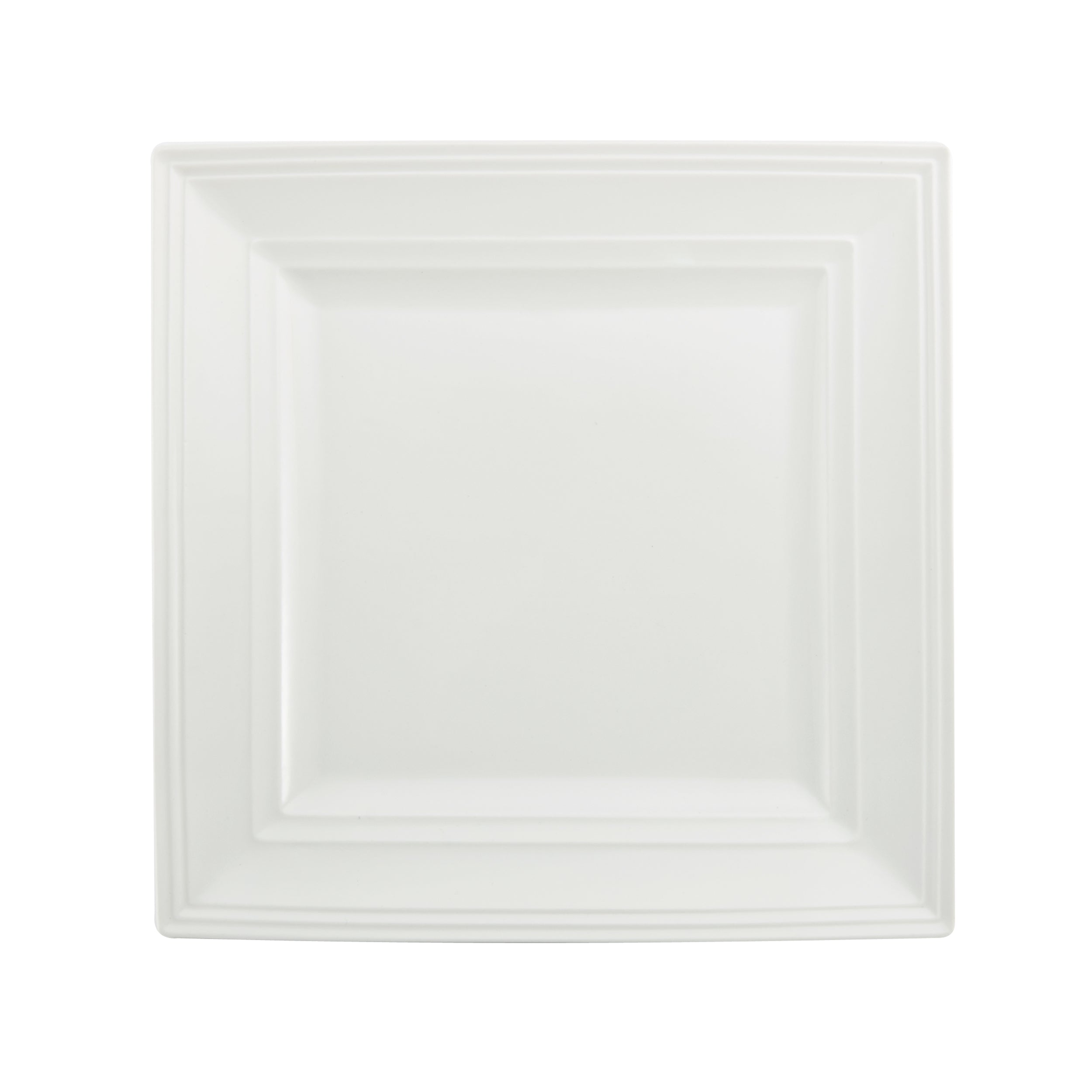 Americana Porcelain Square Plate 10.0"