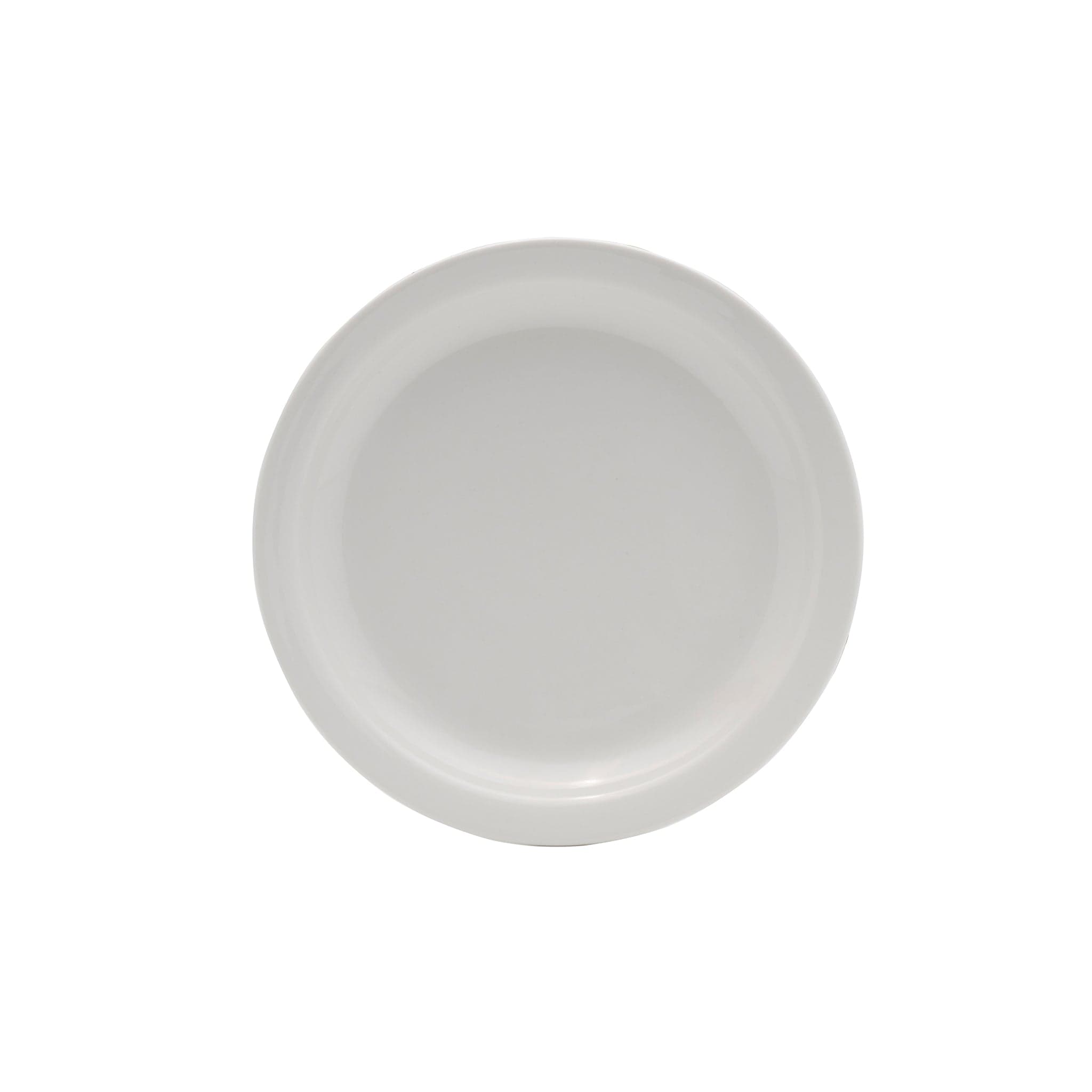 Saratoga Porcelain Plate 5.5" White