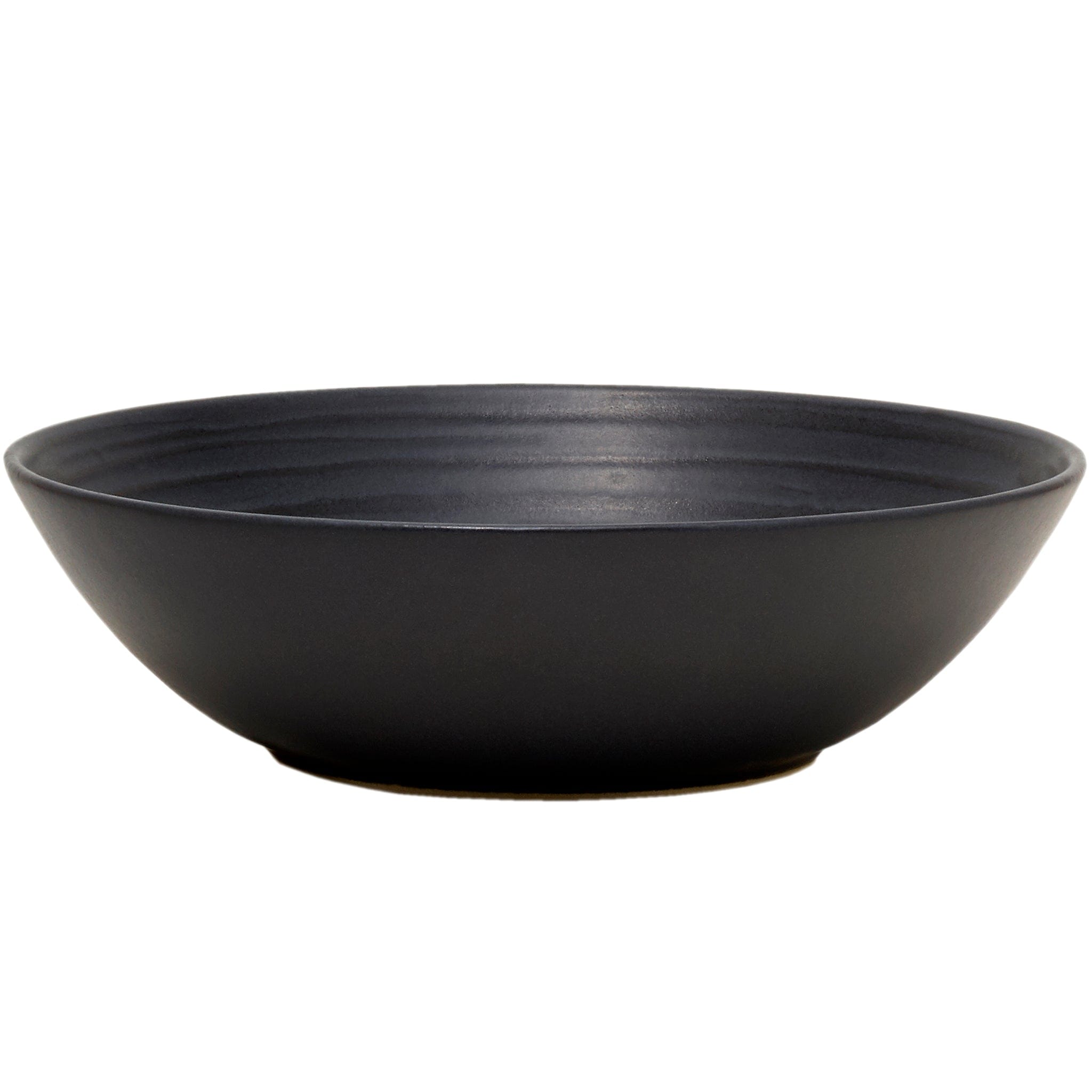 Obsidian Black Stoneware Bowl 6.3" / 27oz