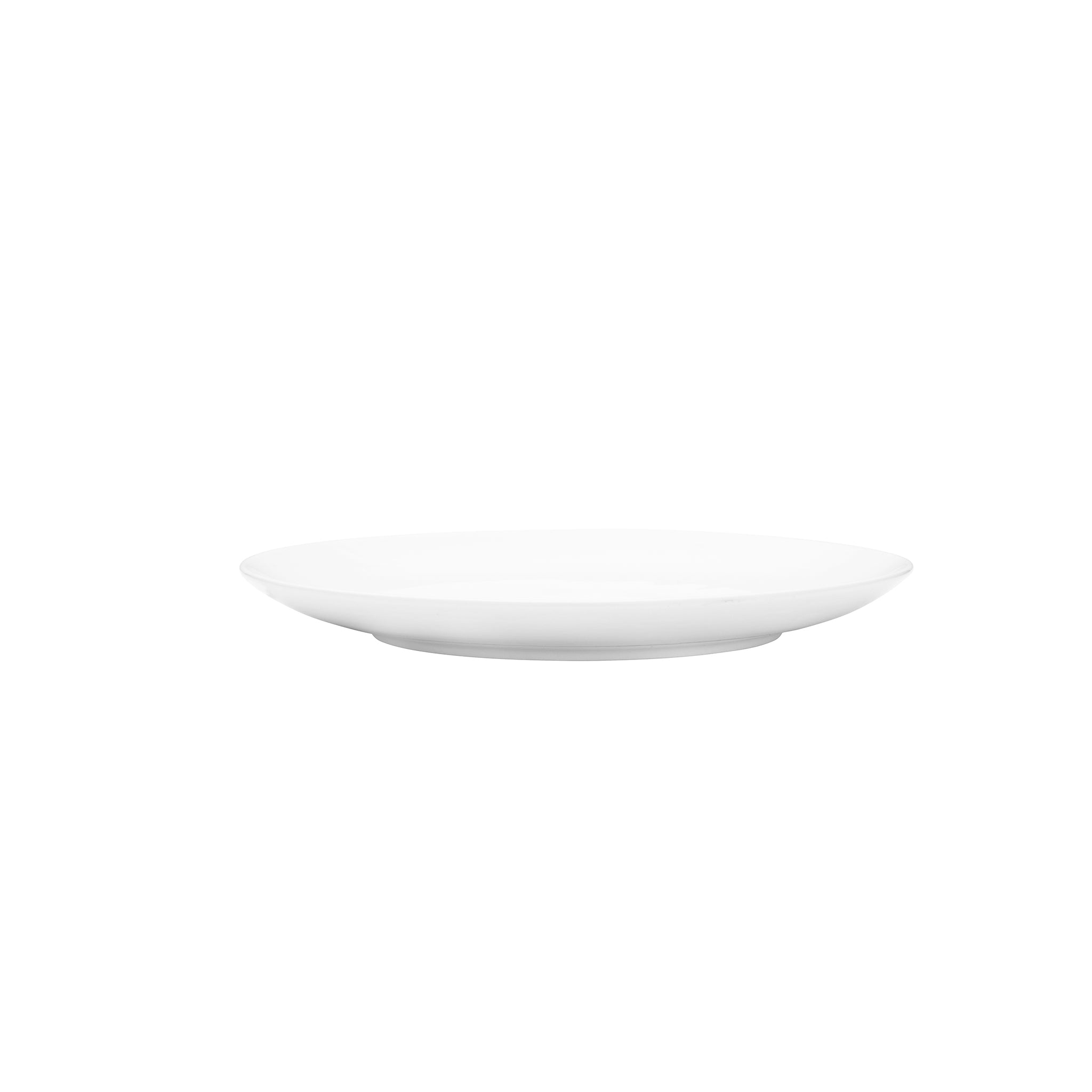 Bistro Porcelain Coupe Plate 9" White