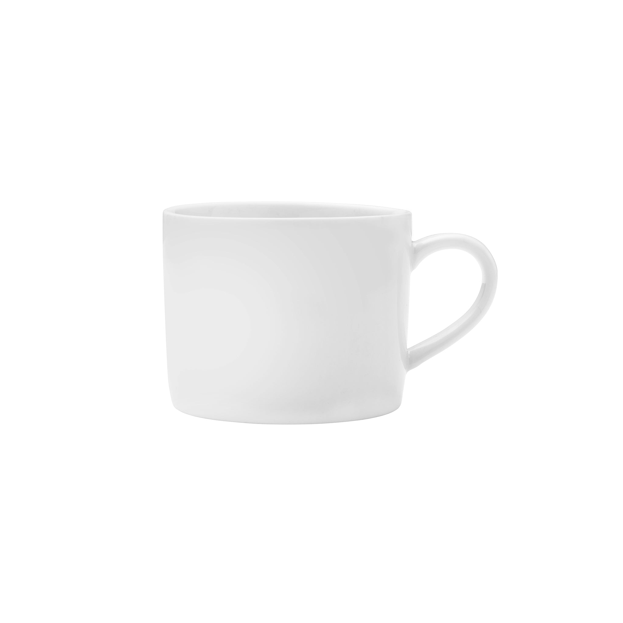 Bistro Porcelain Cup 4.5" / 7.4oz White