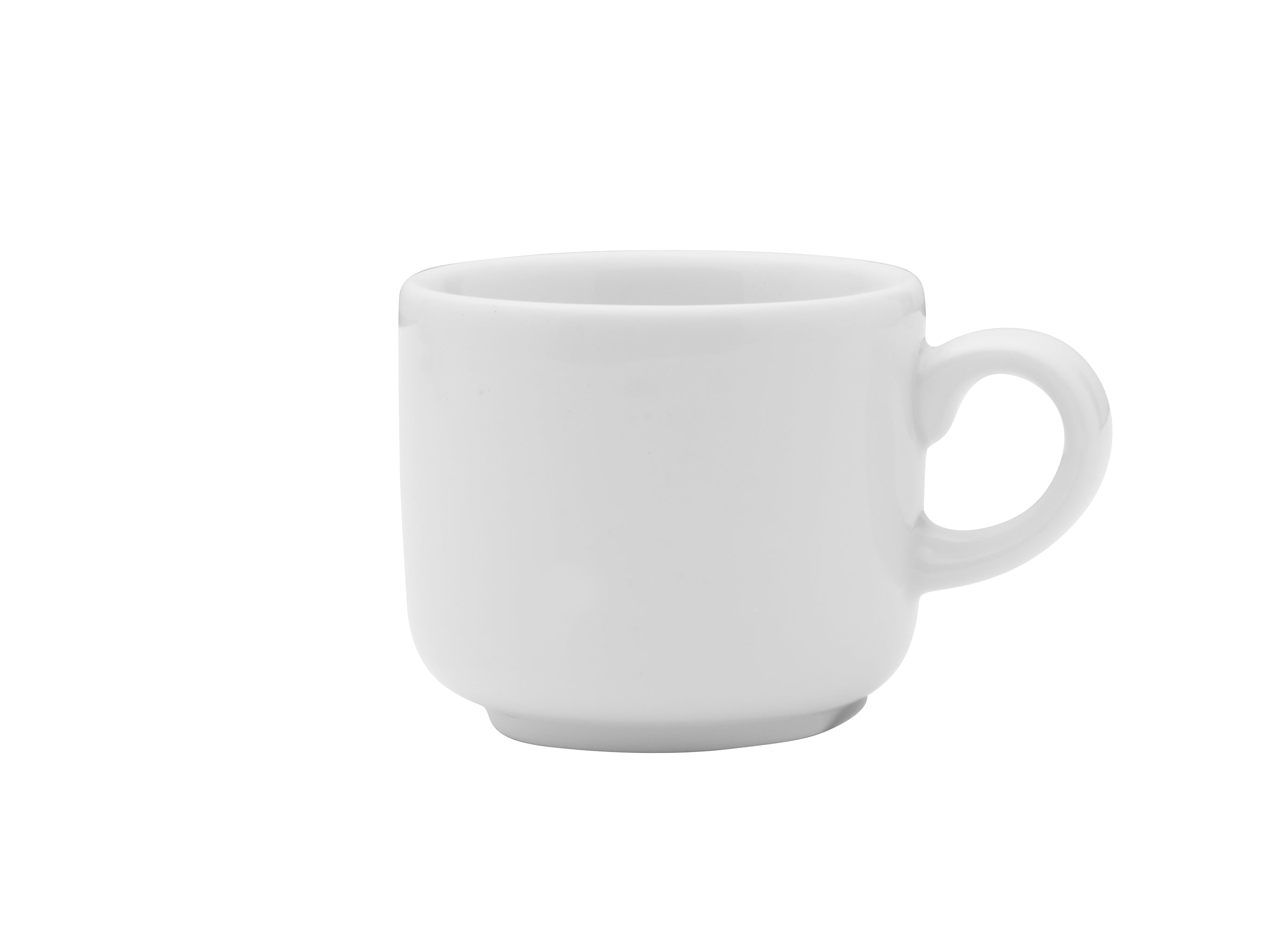 Isla Porcelain Espresso Cup 3" / 3.4oz Bright White