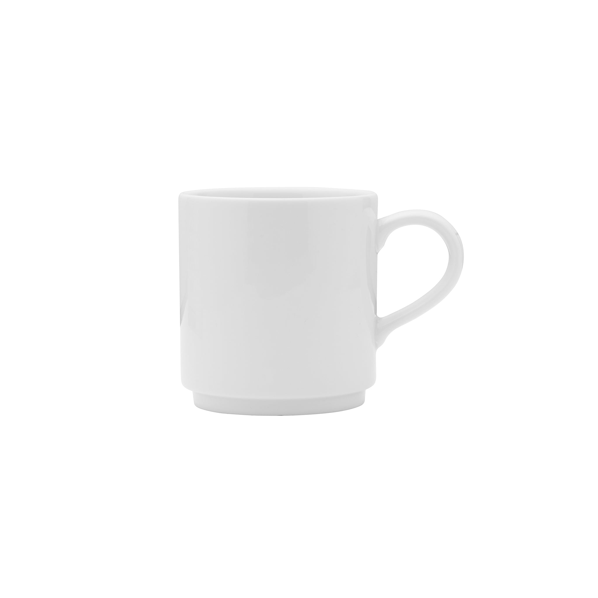 Galleria Porcelain Cup 4" / 7.4oz White